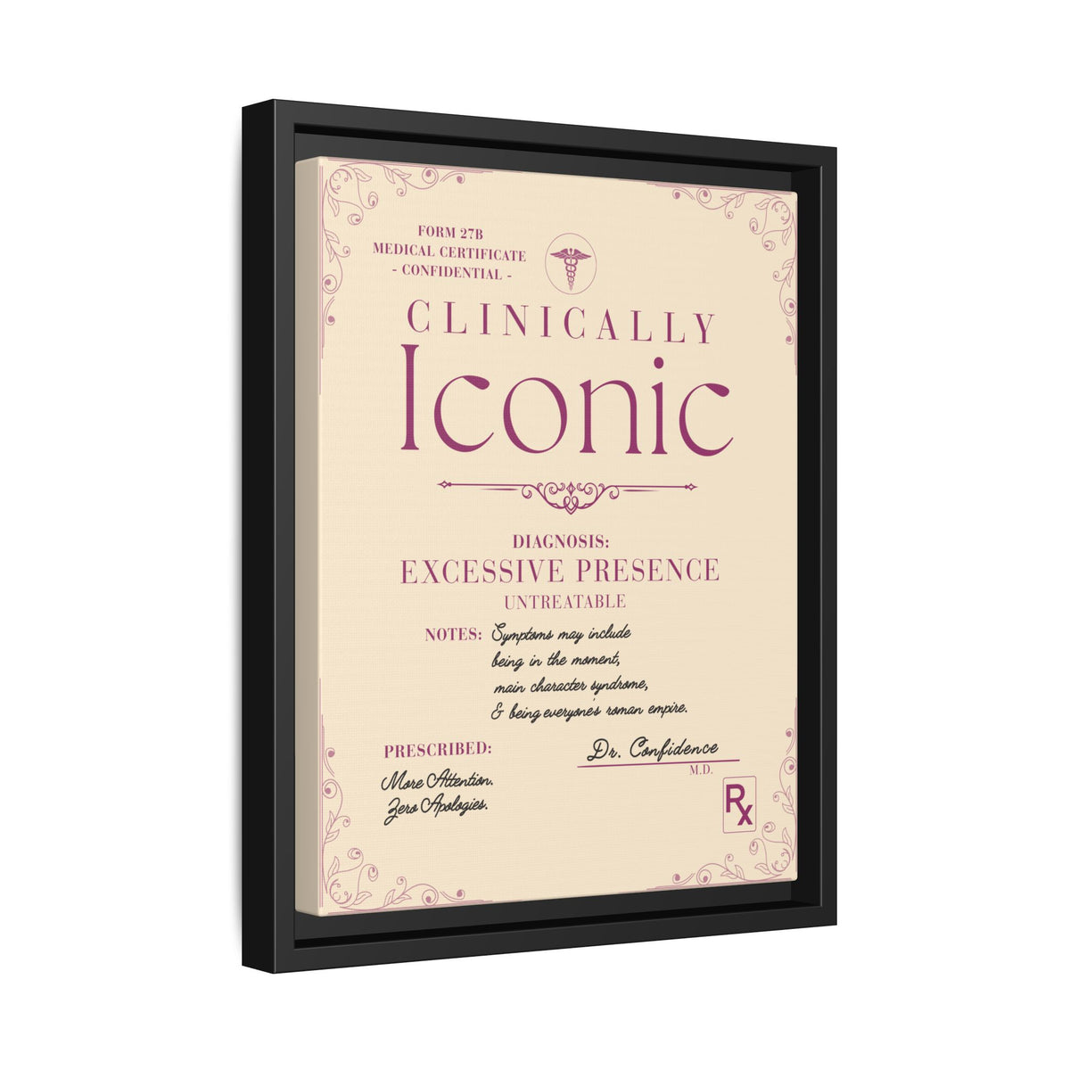 Clinically Iconic™ — Framed Wall Art