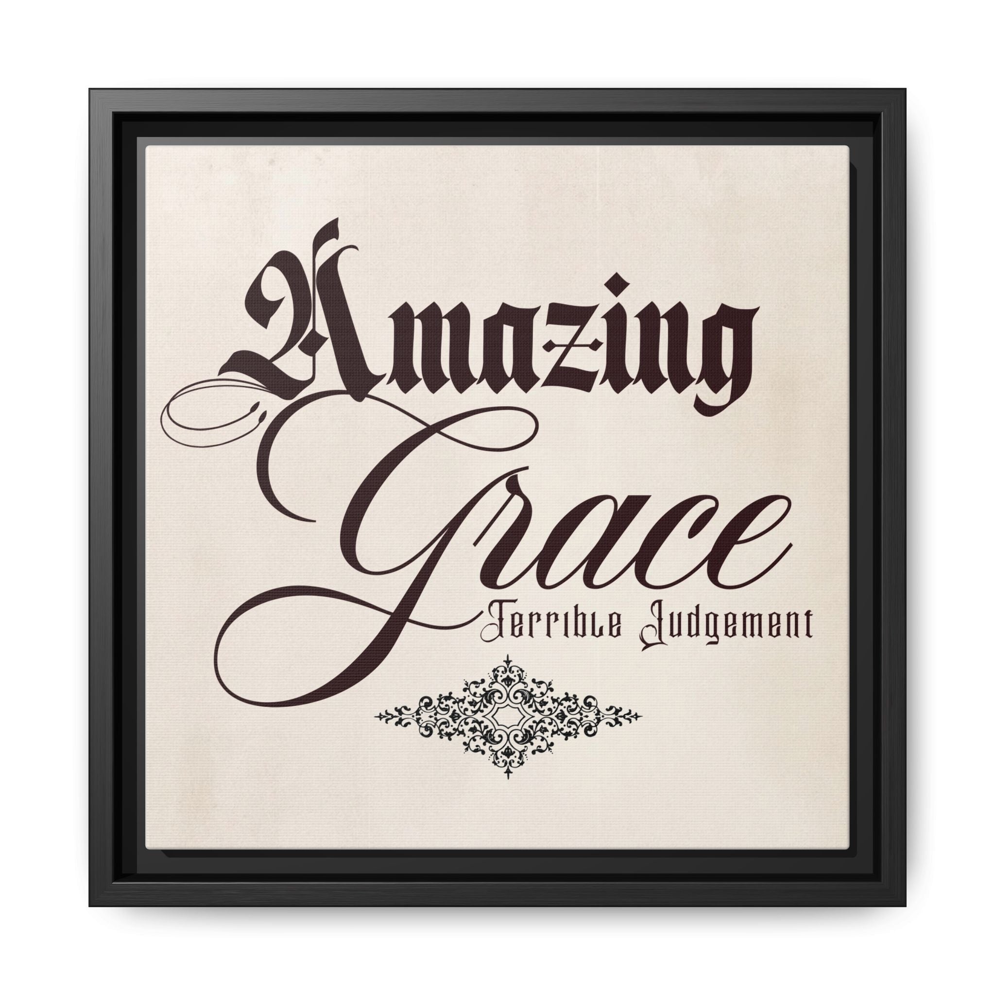Amazing Grace™ — Framed Canvas Wall Art
