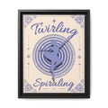 Twirling/Spiraling™ — Framed Canvas Wall Art