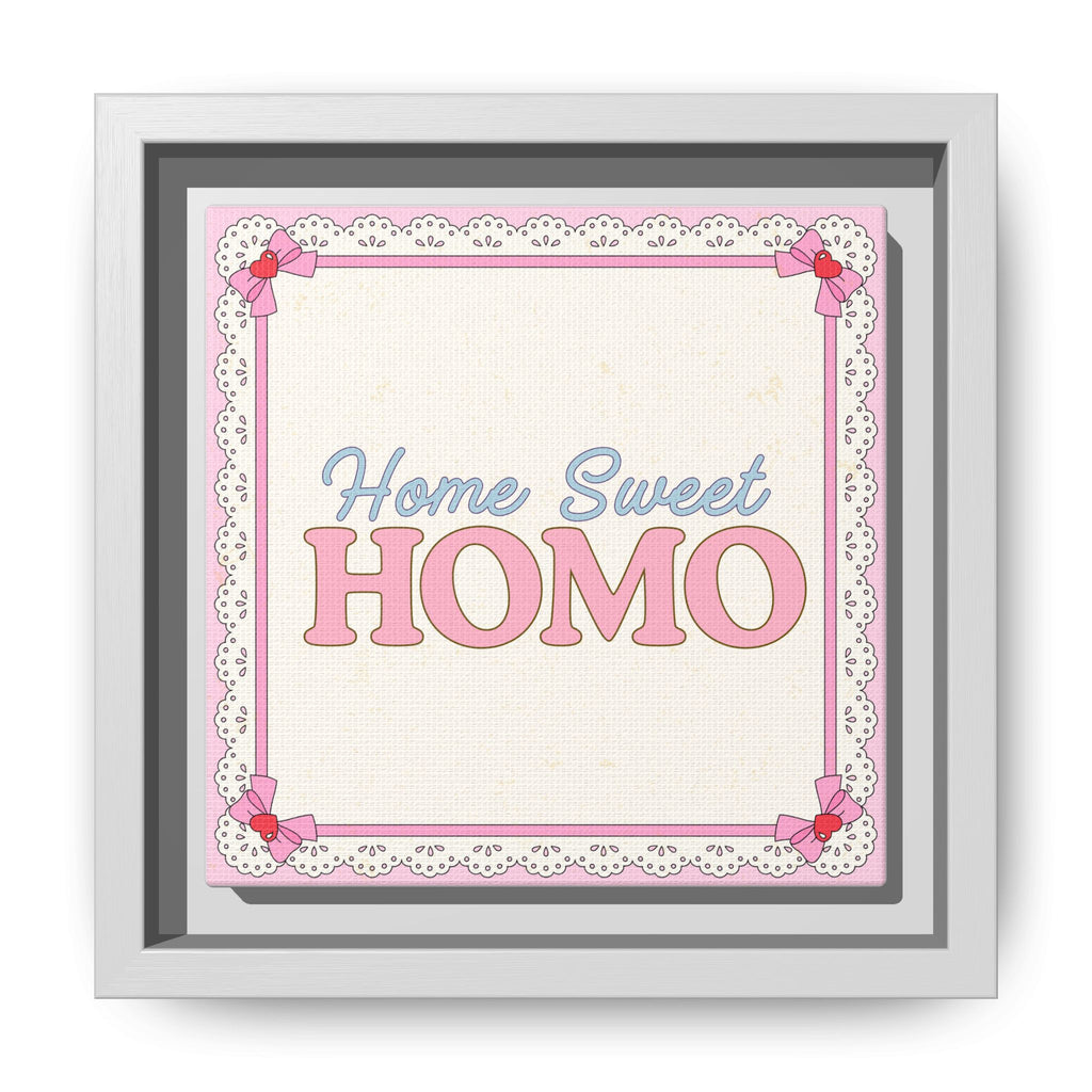 Home Sweet Homo™ — Framed Canvas Wall Art