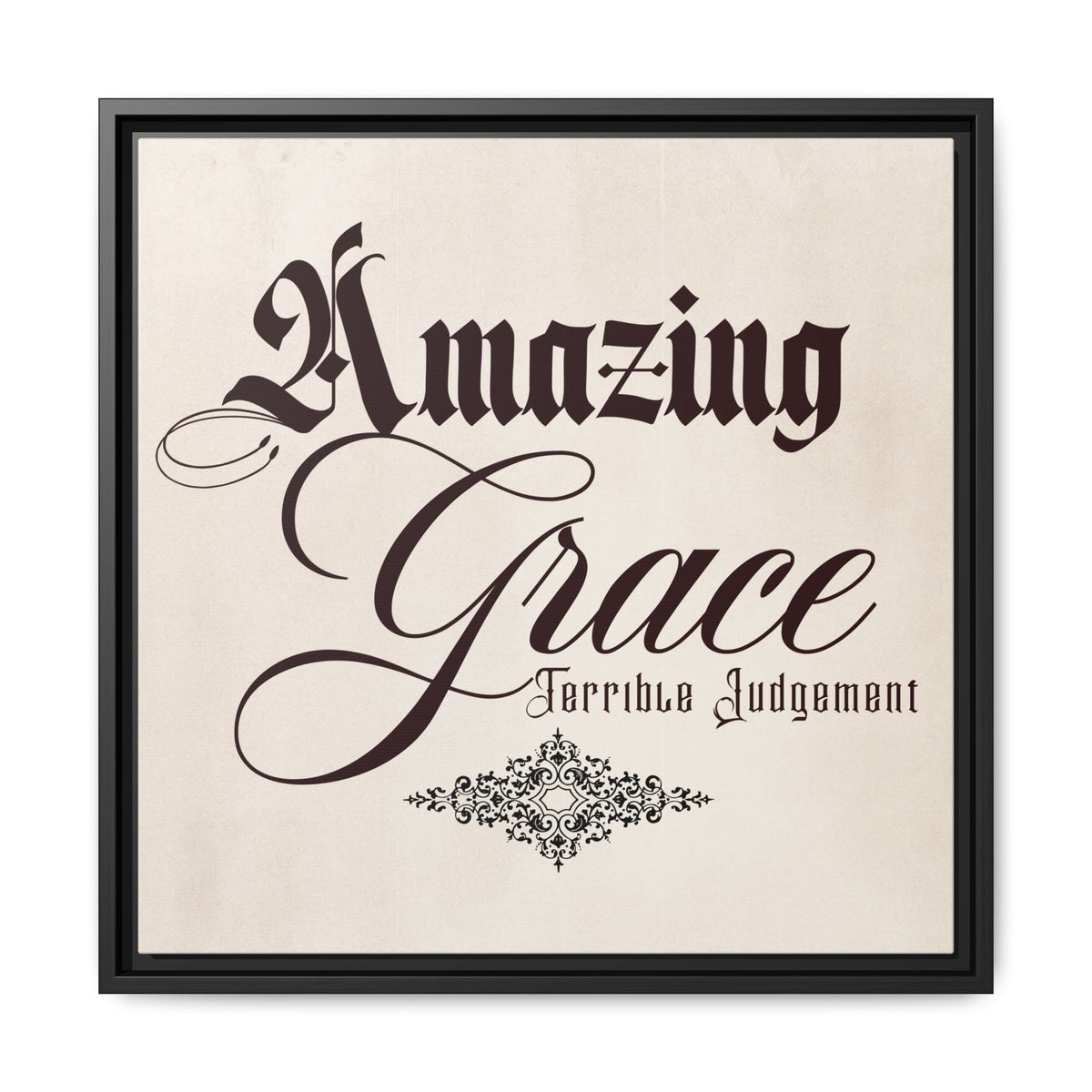 Amazing Grace™ — Framed Canvas Wall Art