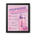 Powered by Delusion™ — Framed Canvas Wall Art