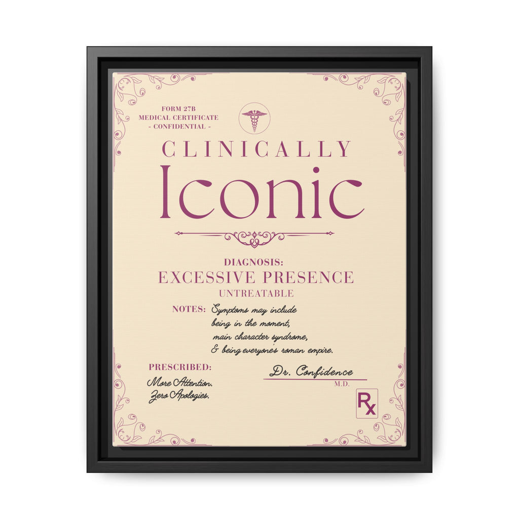 Clinically Iconic™ — Framed Wall Art