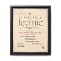 Clinically Iconic™ — Framed Wall Art