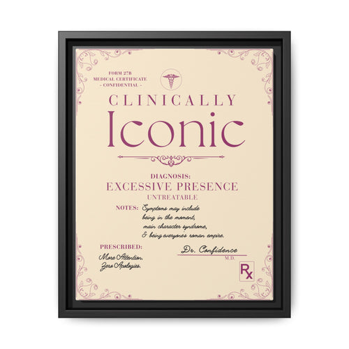 Clinically Iconic™ — Framed Wall Art