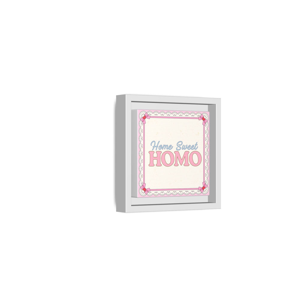 Home Sweet Homo™ — Framed Canvas Wall Art