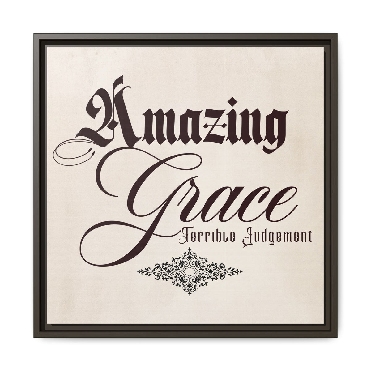 Amazing Grace™ — Framed Canvas Wall Art