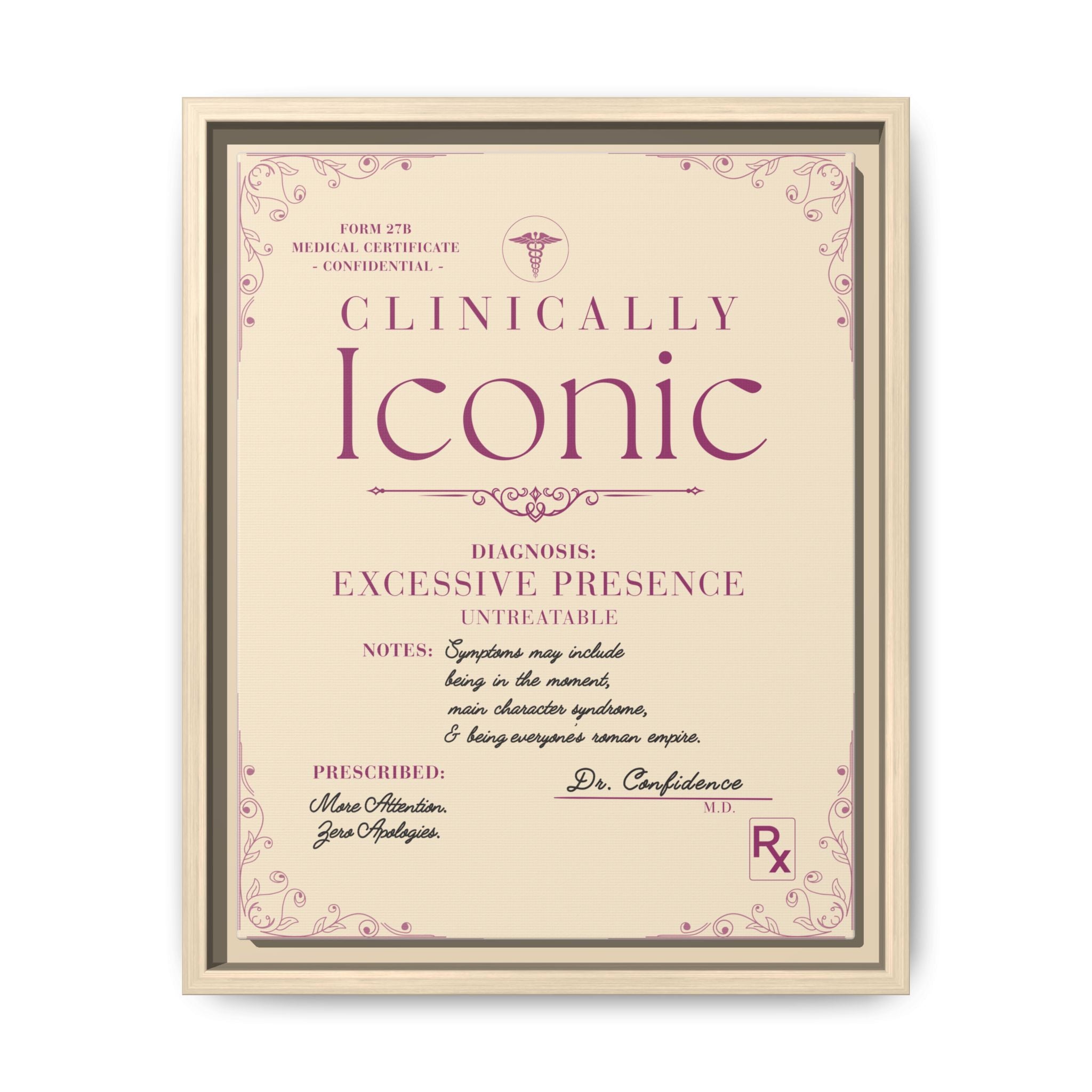 Clinically Iconic™ — Framed Wall Art