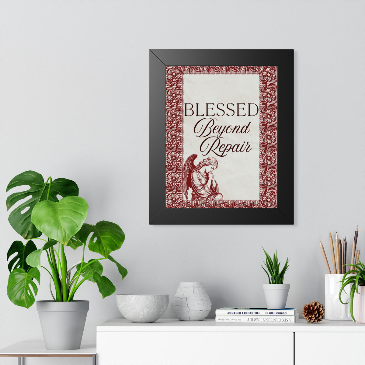 Blessed Beyond Repair™ — Framed Wall Art