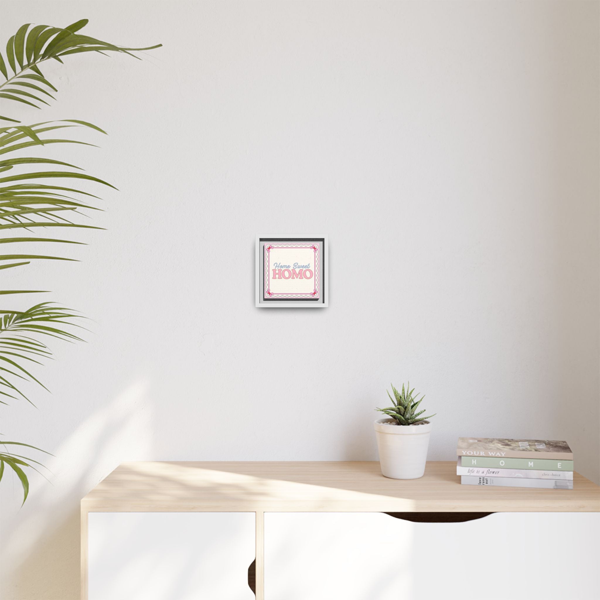 Home Sweet Homo™ — Framed Canvas Wall Art