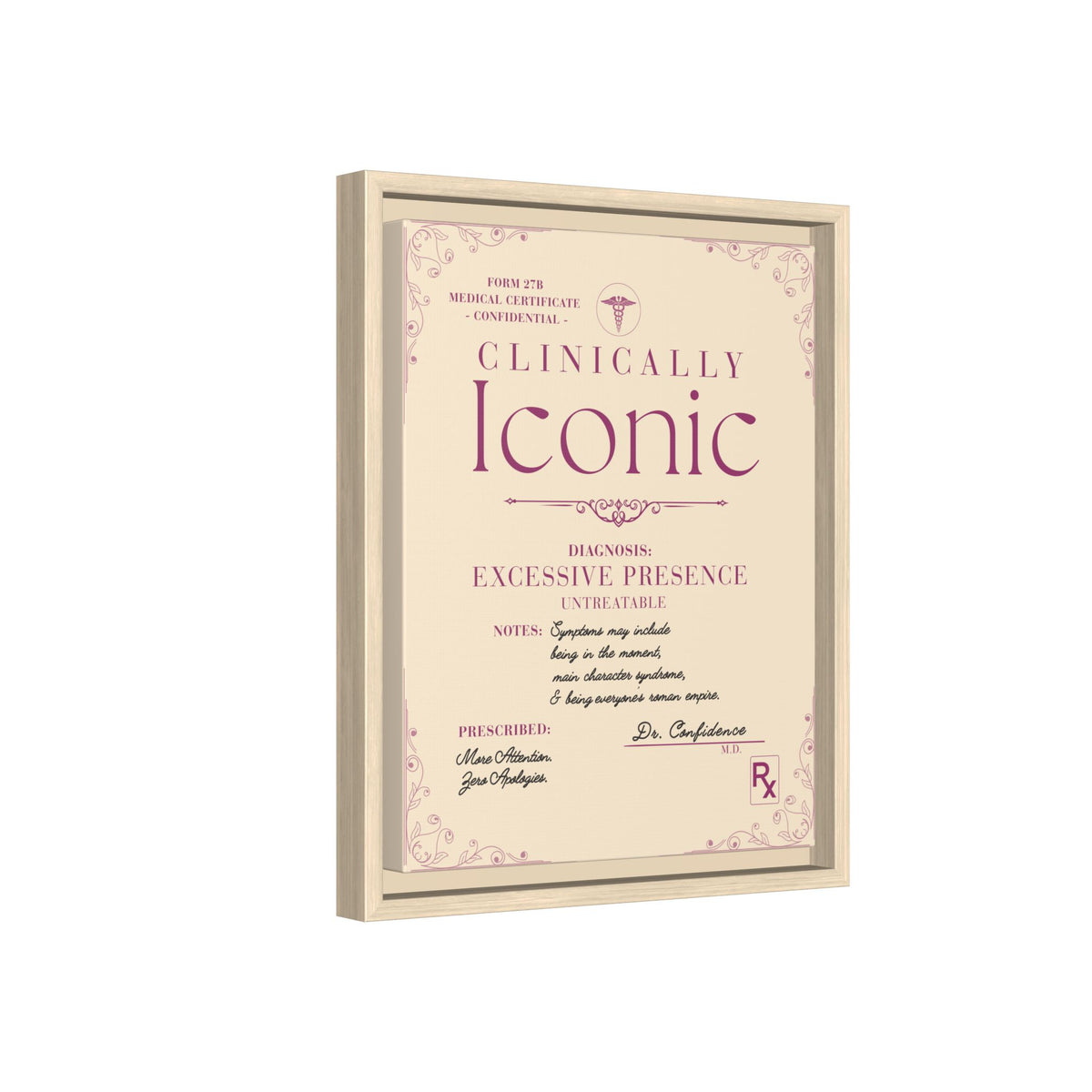 Clinically Iconic™ — Framed Wall Art