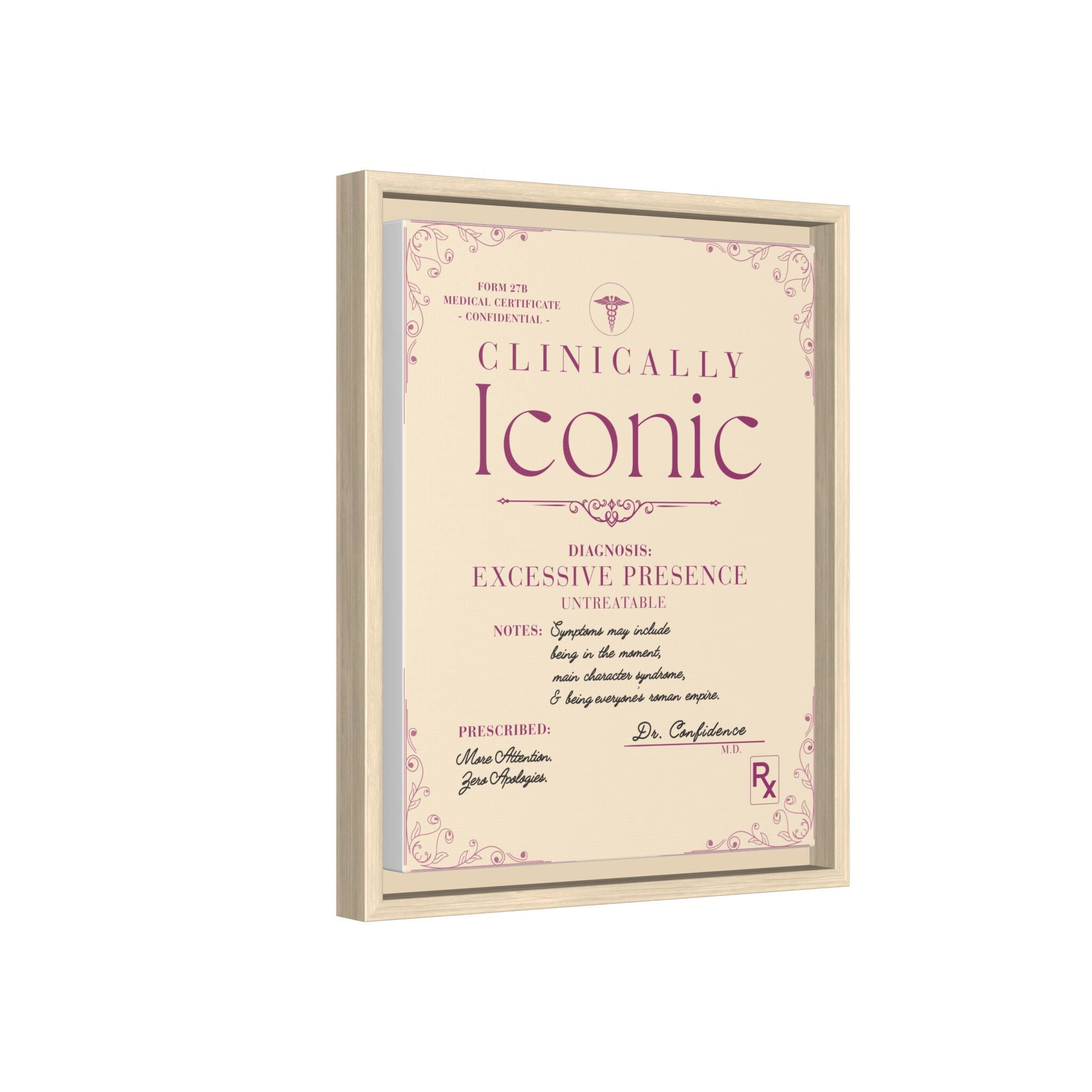Clinically Iconic™ — Framed Wall Art