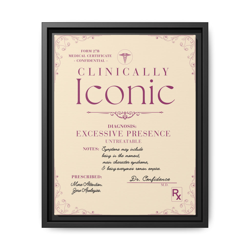 Clinically Iconic™ — Framed Wall Art