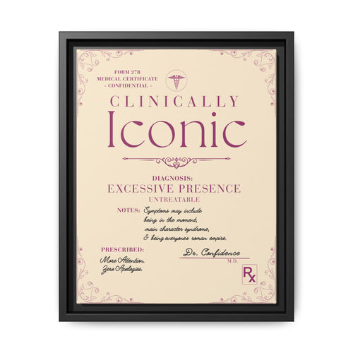 Clinically Iconic™ — Framed Wall Art