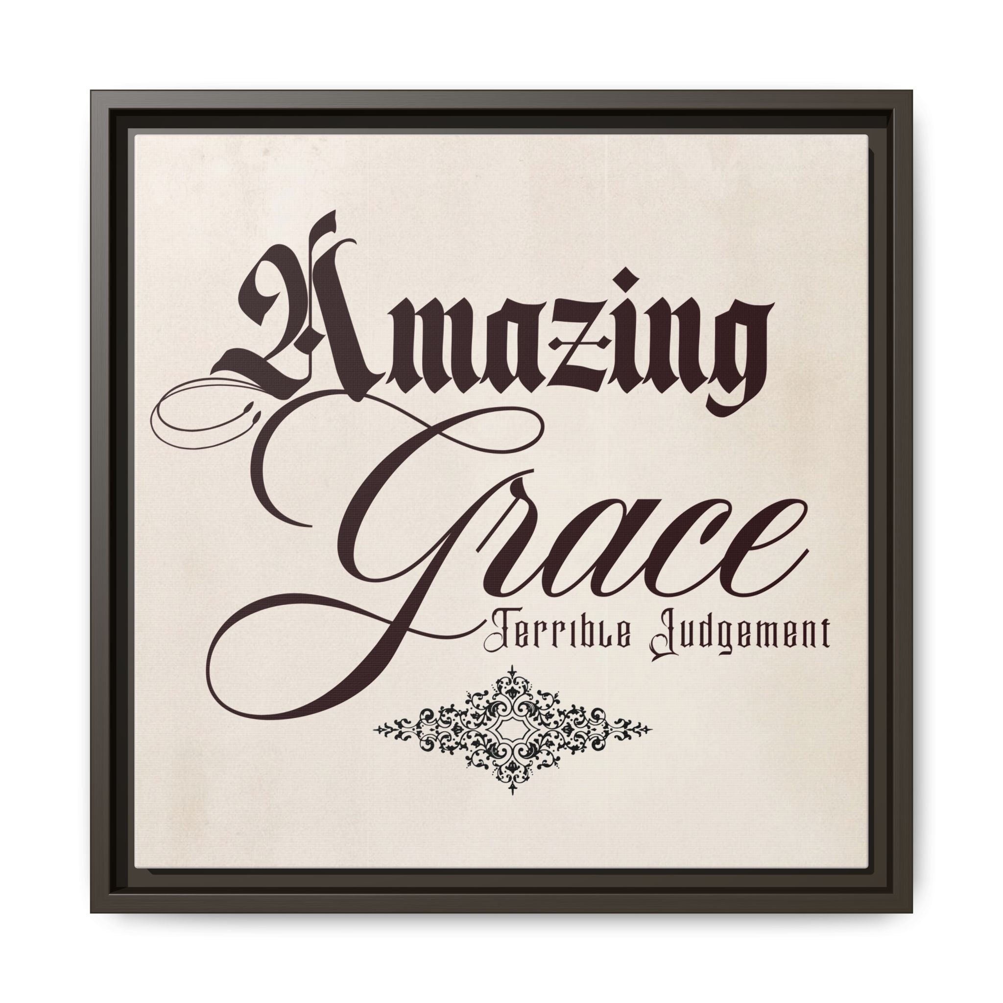 Amazing Grace™ — Framed Canvas Wall Art